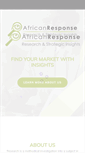 Mobile Screenshot of africanresponse.co.za